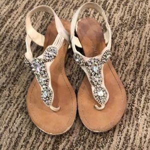 Madden Girl Jeweled Sandal
